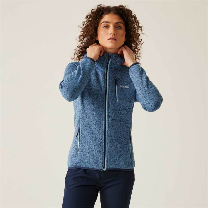 Regatta Womens Newhill Hooded Fleece-4