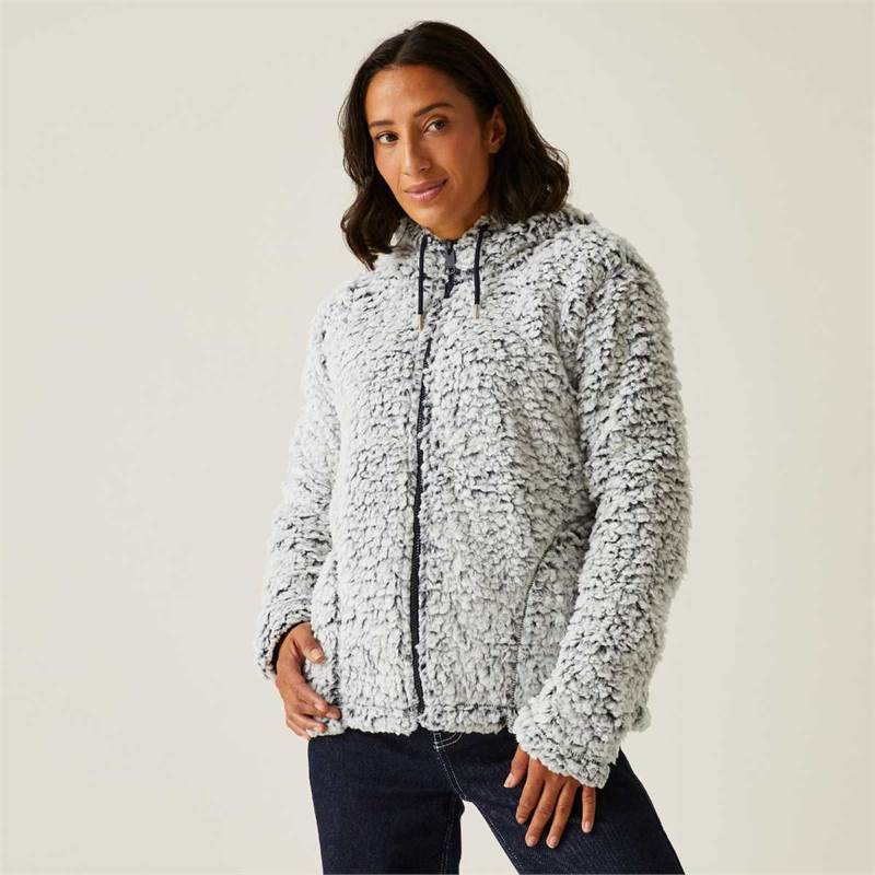 Regatta Womens Zelpha Fluffy Hooded Fleece-4