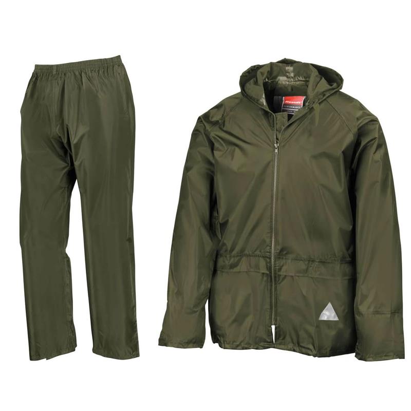 Result Heavyweight Unisex Waterproof Jacket and Trouser Set R095X