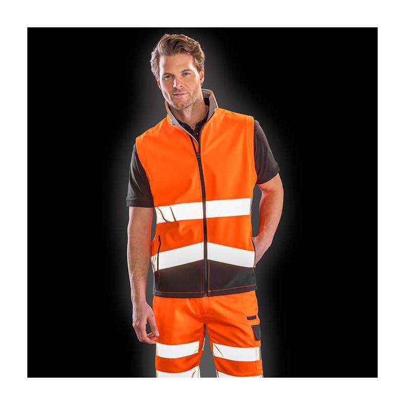 Result Safeguard Printable Safety Softshell Gilet R451X-3