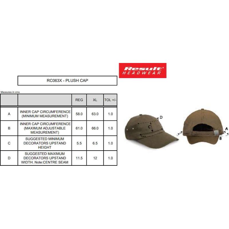 Result Unisex Plush Cap RC063X-2