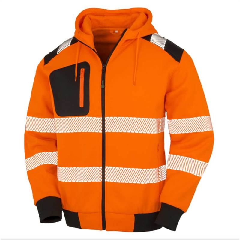 Result Safeguard Recycled Zipped Safety Hoody-1