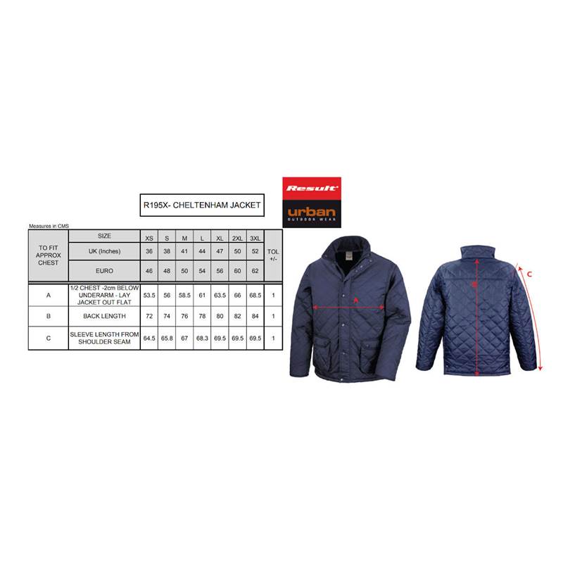 Result Urban Cheltenham Unisex Jacket R195X-2
