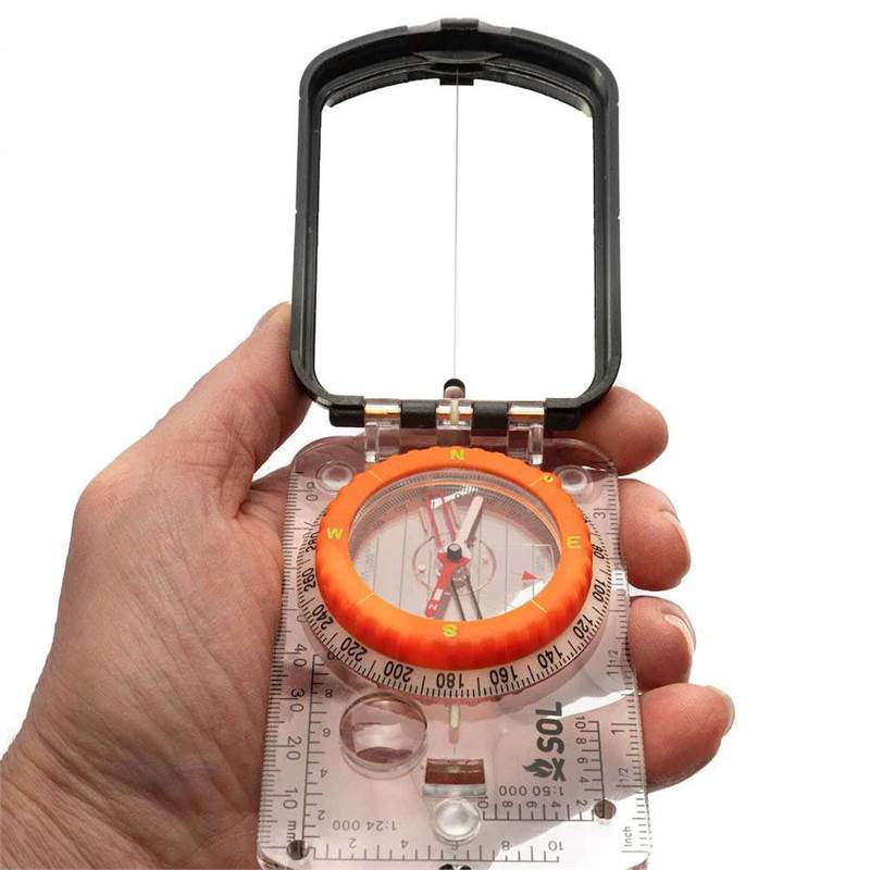 SOL Sighting Compass With Mirror-2