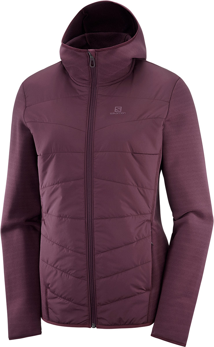 Salomon Womens Radiant Hybrid Hoodie Jacket OutdoorGB