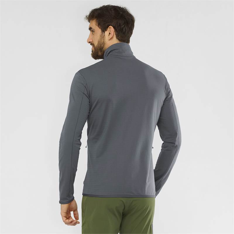 Salomon Mens Outrack Full Zip Midlayer Jacket-5