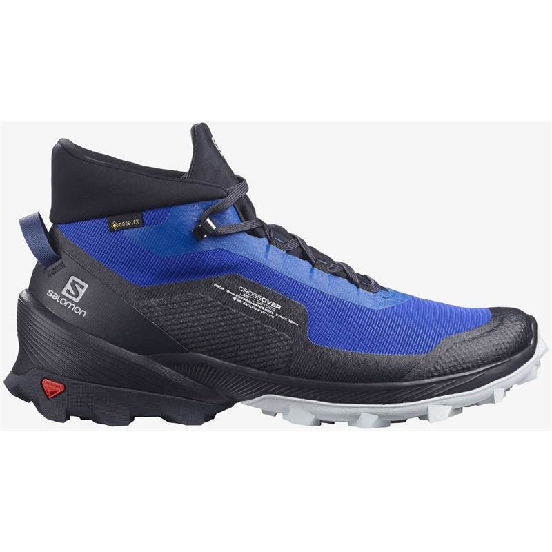 Salomon Mens Cross Over Chukka GTX Hiking Shoes-1
