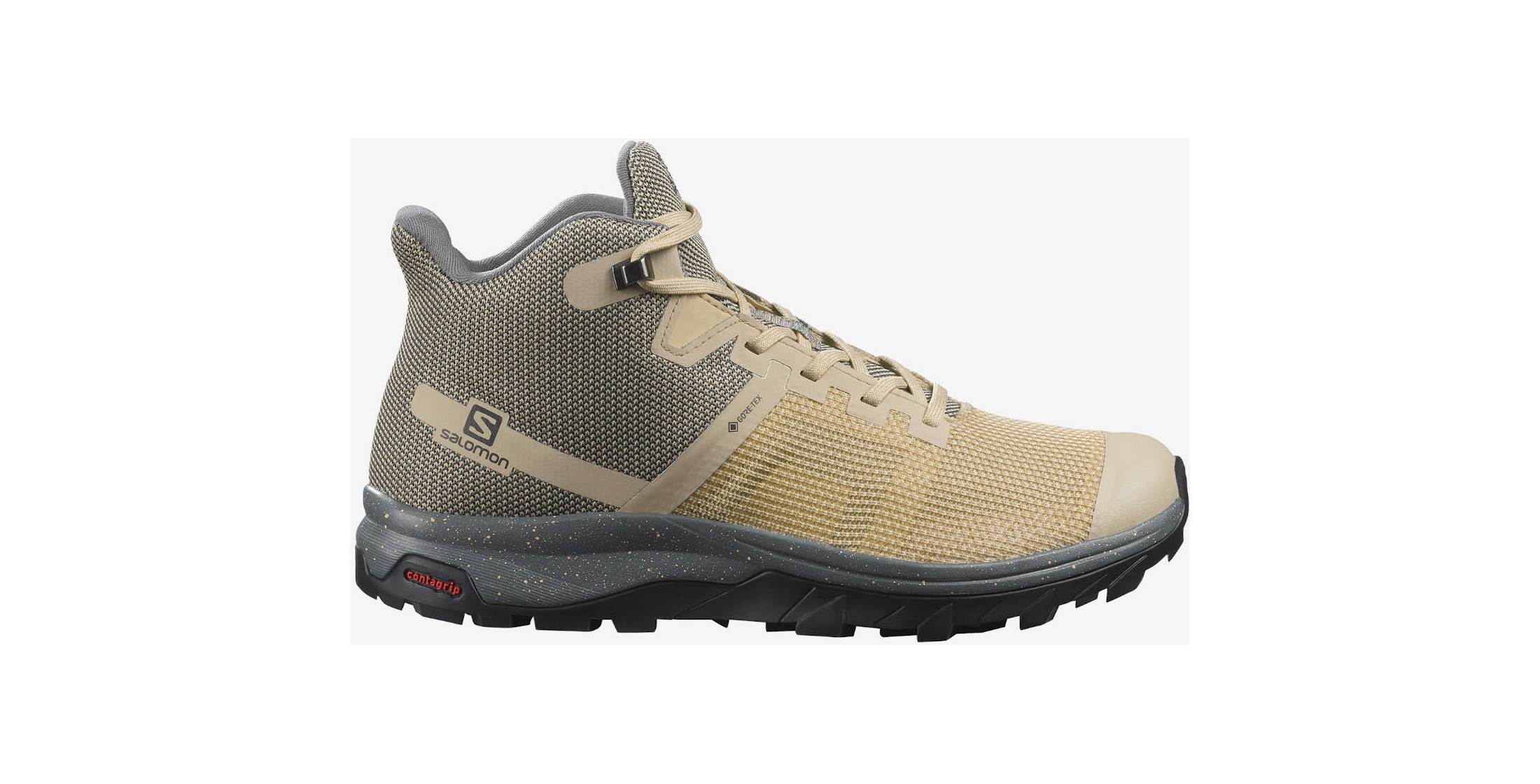 salomon outbound prism gtx women's waterproof hiking shoes