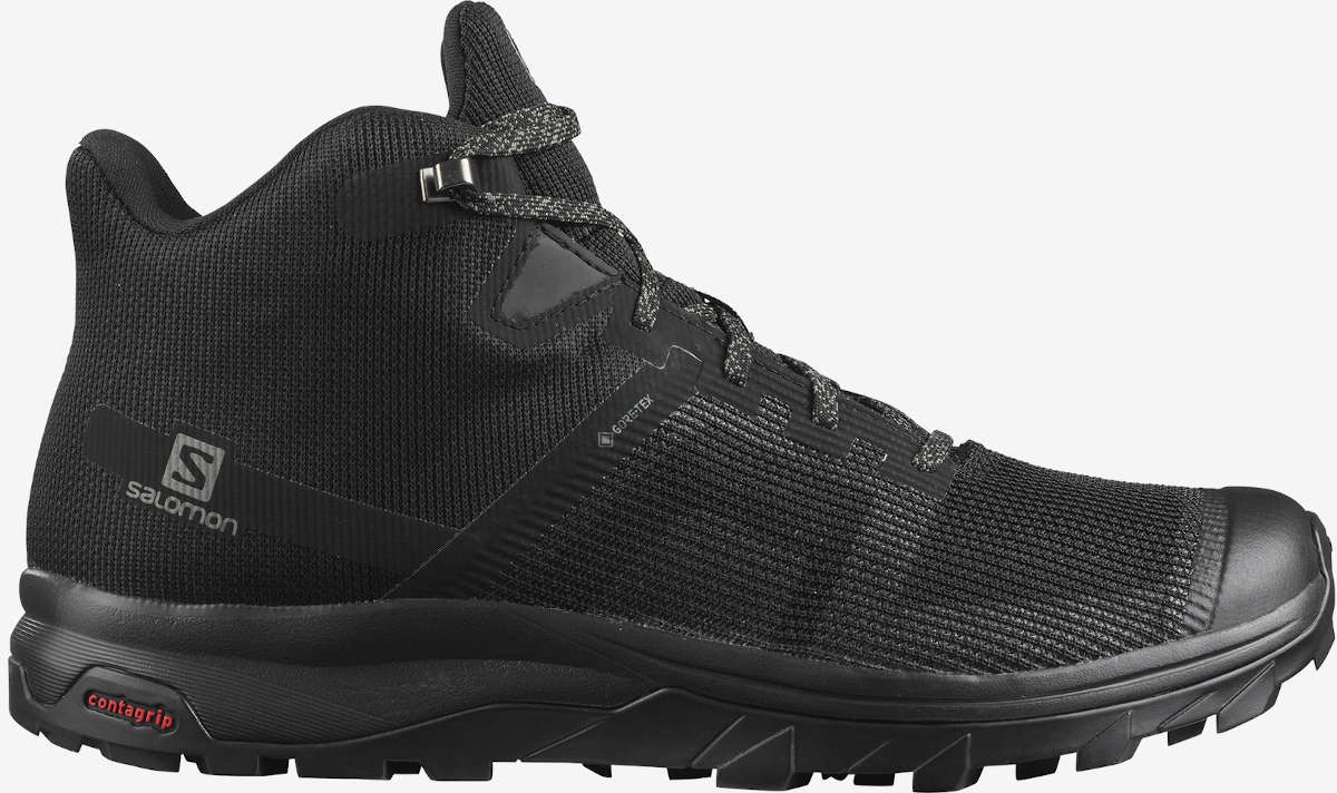 Salomon Mens Outline Prism Mid GTX Hiking Boots OutdoorGB