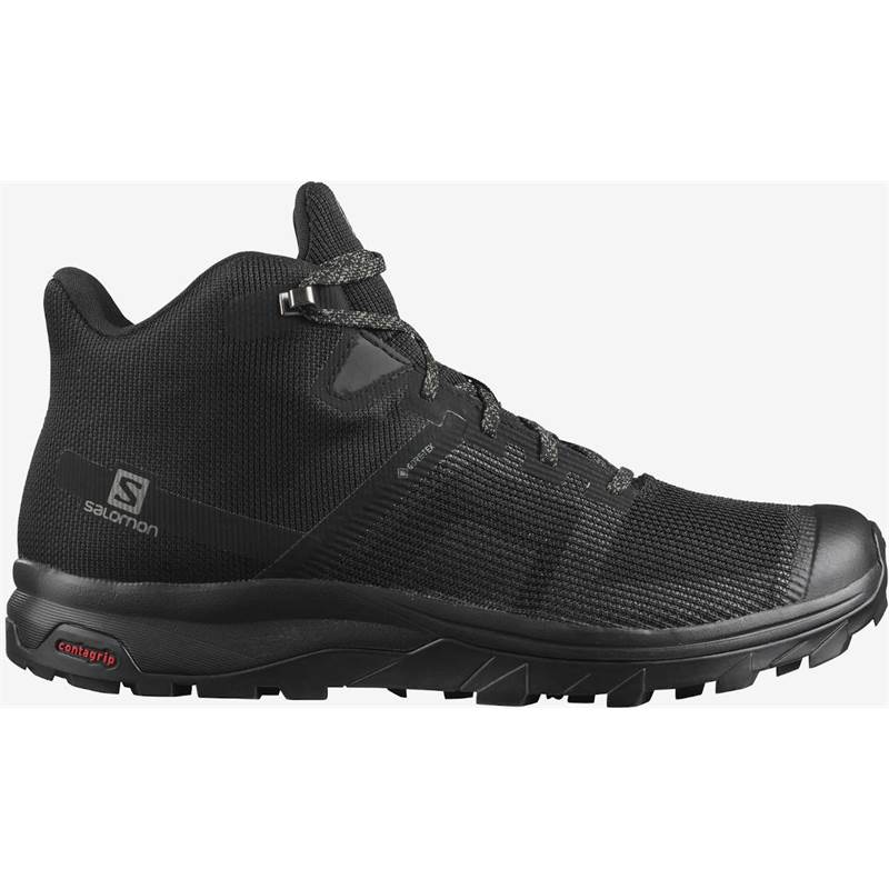 Salomon Mens Outline Prism Mid GTX Hiking Shoes-1