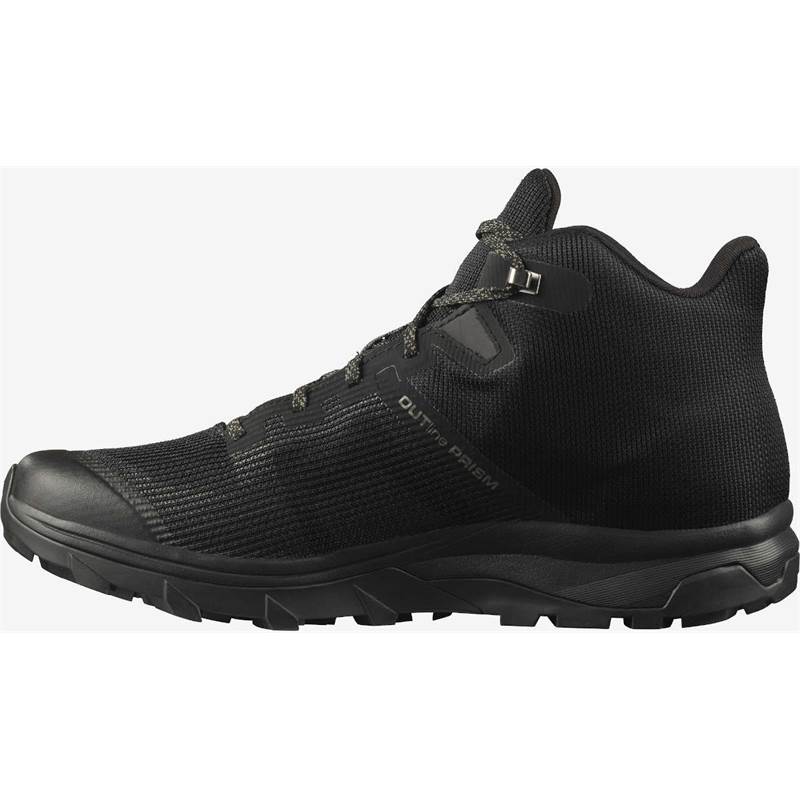 Salomon Mens Outline Prism Mid GTX Hiking Shoes-4