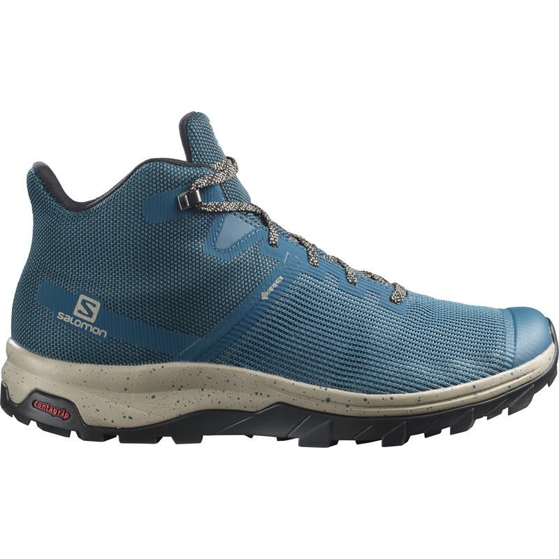 Salomon Mens Outline Prism Mid GTX Hiking Boots