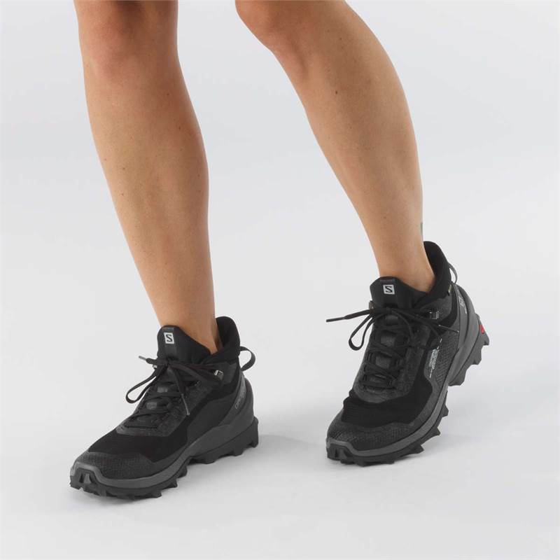 Salomon Womens Cross Over Chukka GTX Hiking Shoes-3