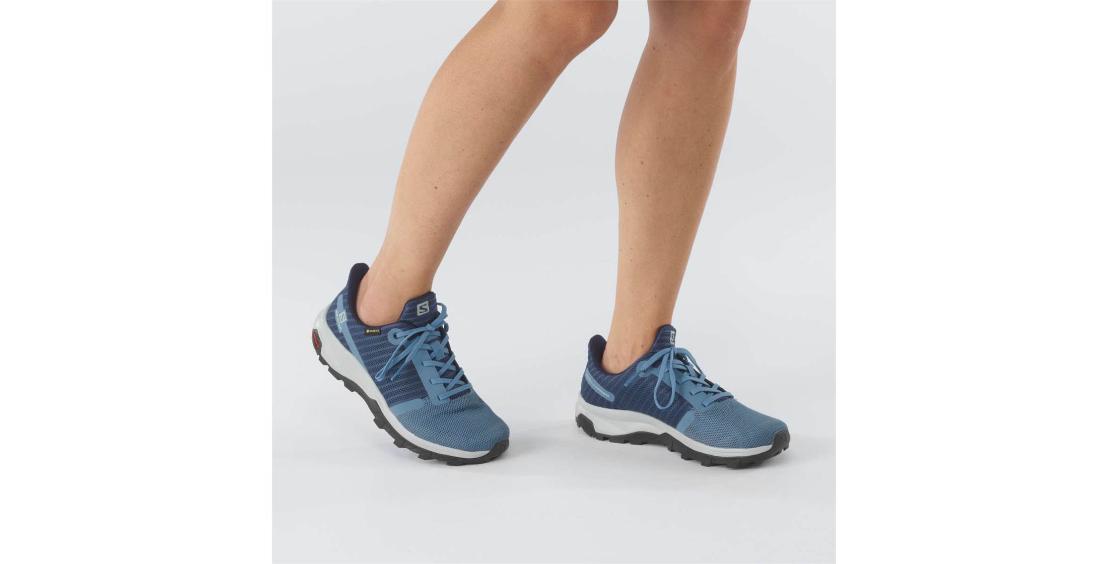 salomon outbound prism gtx women's waterproof hiking shoes