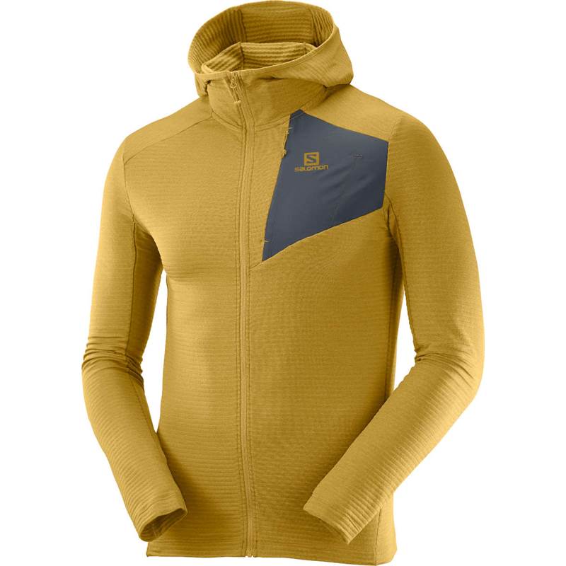 Salomon Mens Outline Full Zip Hoodie-1