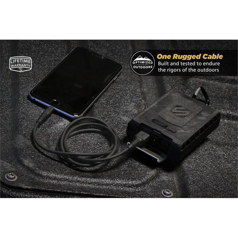 Scosche StrikeLine HD 4ft Heavy Duty Lightning USB Cable-3