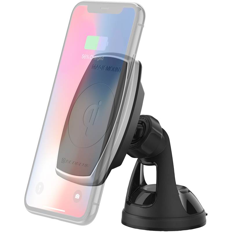 Scosche MagicMount Pro Charge Qi Wireless Charging Smartphone Magnetic Dash Mount-2
