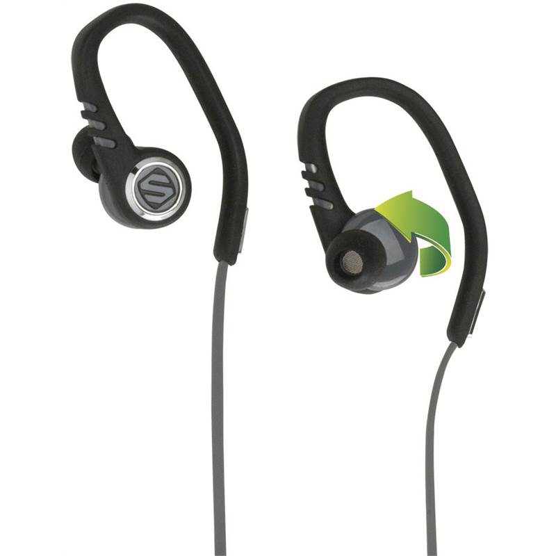 Scosche SportClip 3 Sport Earbuds with TapIT Remote and Mic-1