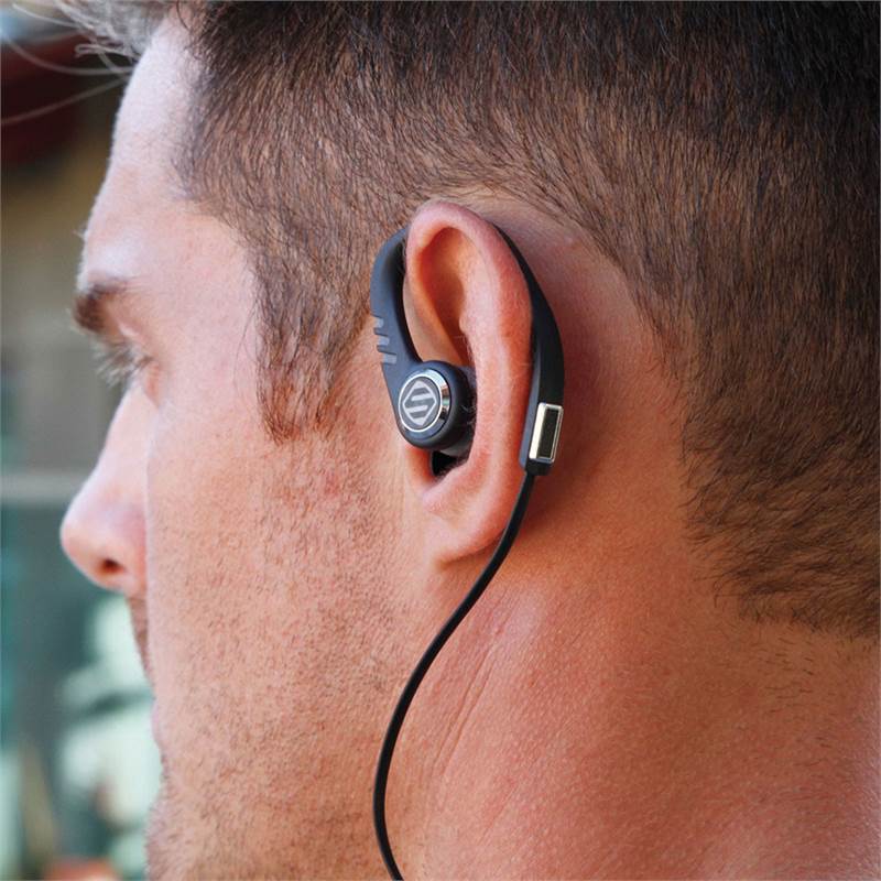Scosche SportClip 3 Sport Earbuds with TapIT Remote and Mic-5