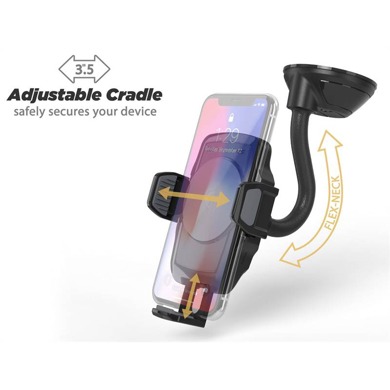 Scosche StuckUp Qi Smartphone Wireless Charging Window Mount-2