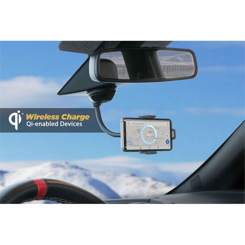 Scosche StuckUp Qi Smartphone Wireless Charging Window Mount-5