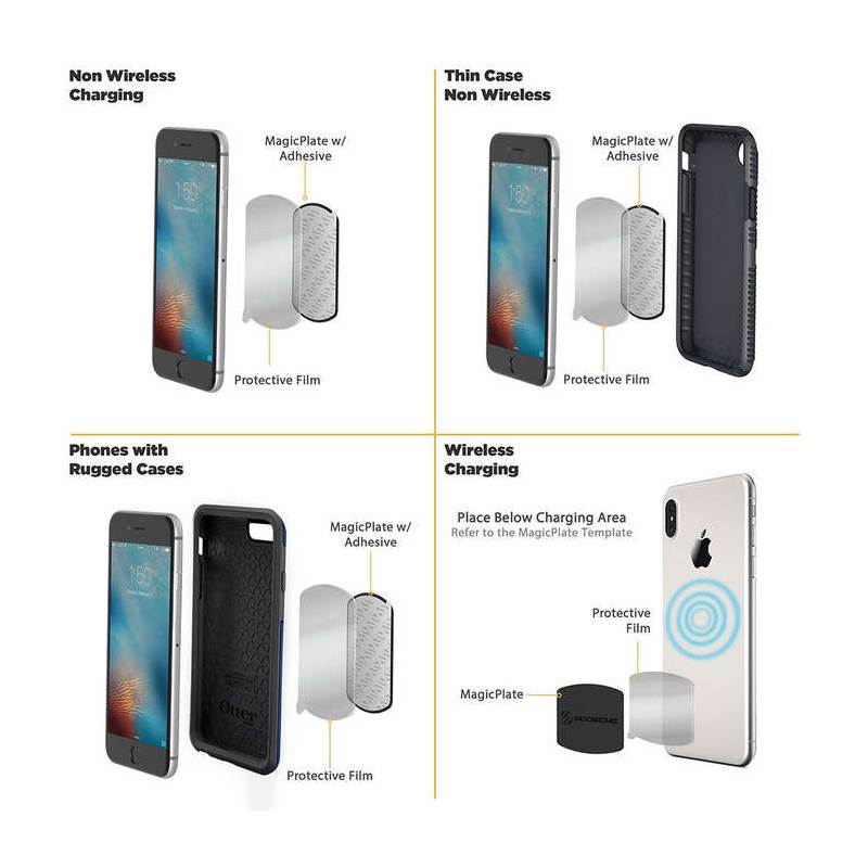 Scosche magicMOUNT Magnetic Smartphone Surface Mount-2