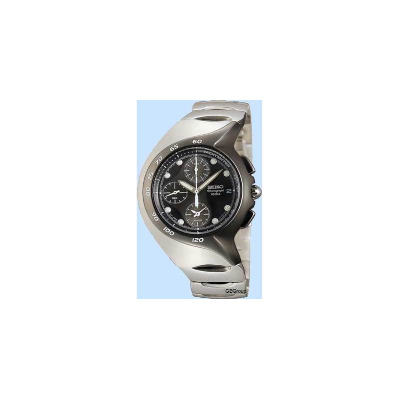 Seiko Gents' Asymmetrical Chronograph Watch Sna061-1