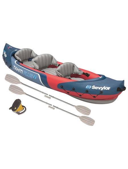 Sevylor Tahiti Plus 3 Part Package 2 Leisure Paddles Foot Pump