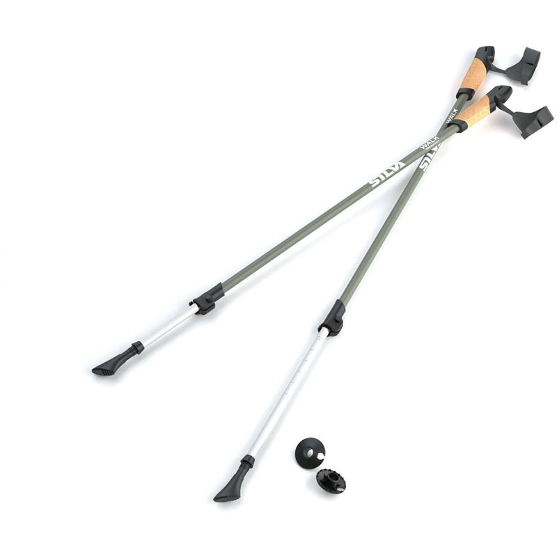 Silva Walking Poles - Aluminum Cork-1