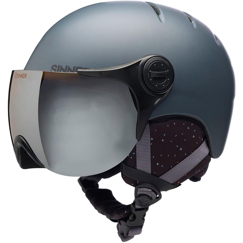 Sinner Crystal Ski Helmet with Visor