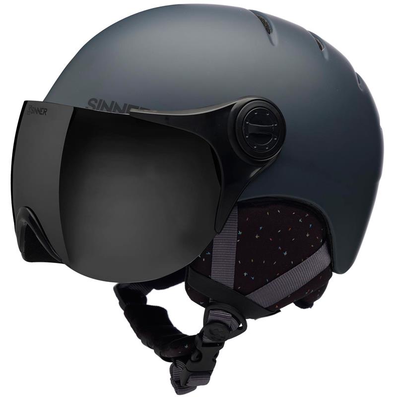 Sinner Crystal Ski Helmet with Visor