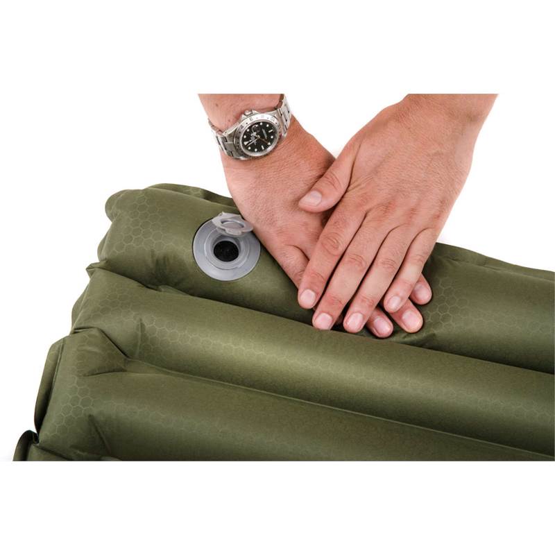 Snugpak Basecamp Camping Air Mat with Built-in Foot Pump-3
