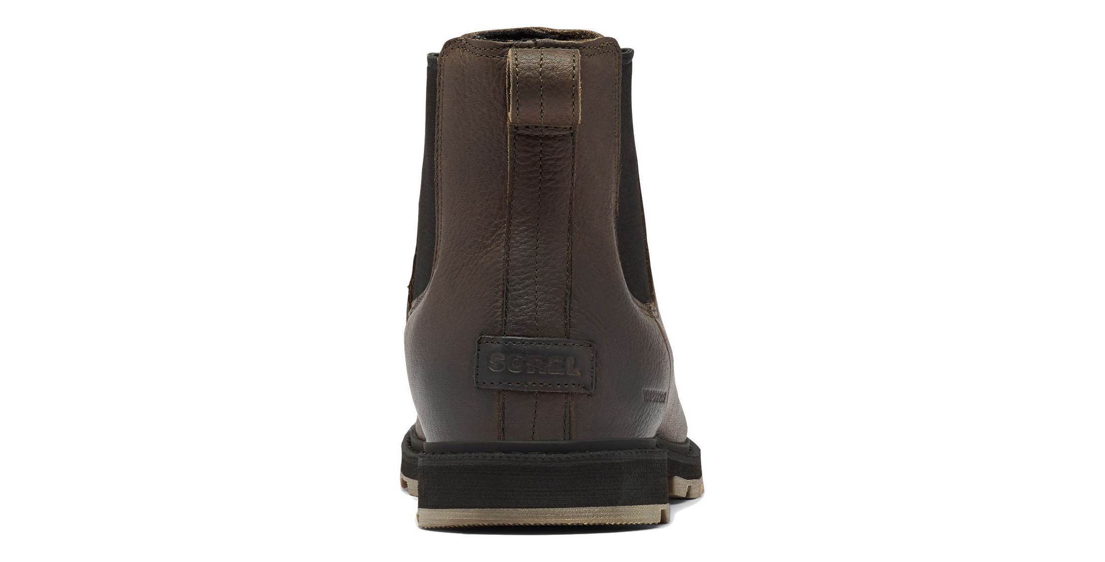sorel madson chelsea waterproof leather boots
