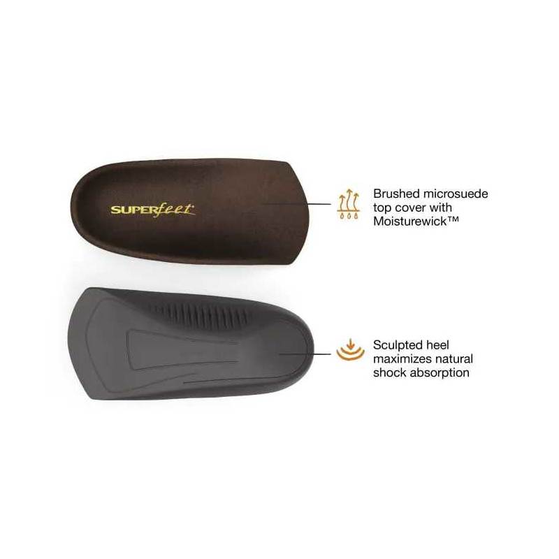 Superfeet Delux Mens 3/4 Insoles-3
