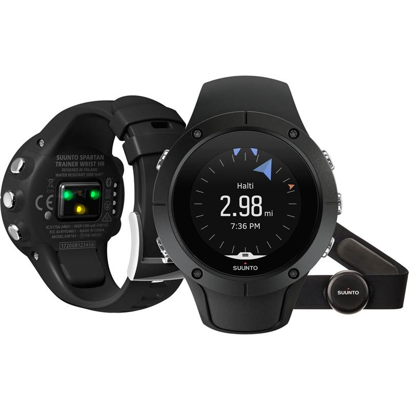 Suunto Spartan Trainer Wrist HR Black GPS Multisport Watch HRM Bundle-1