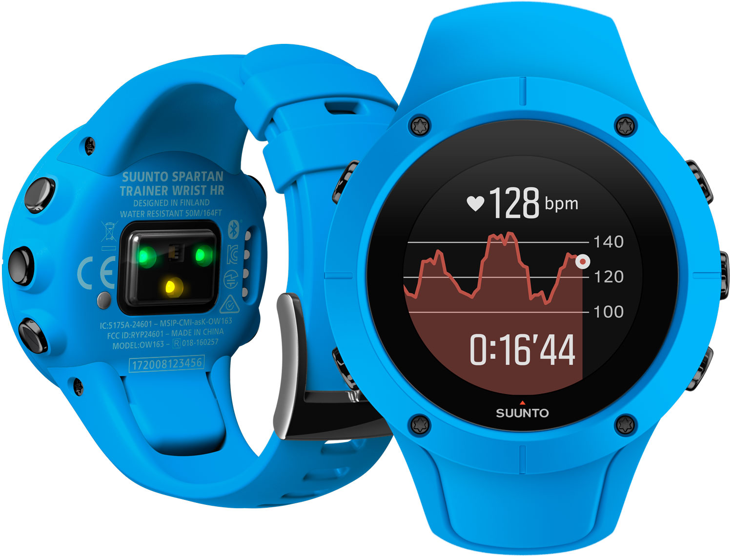 suunto spartan trainer wrist hr blue