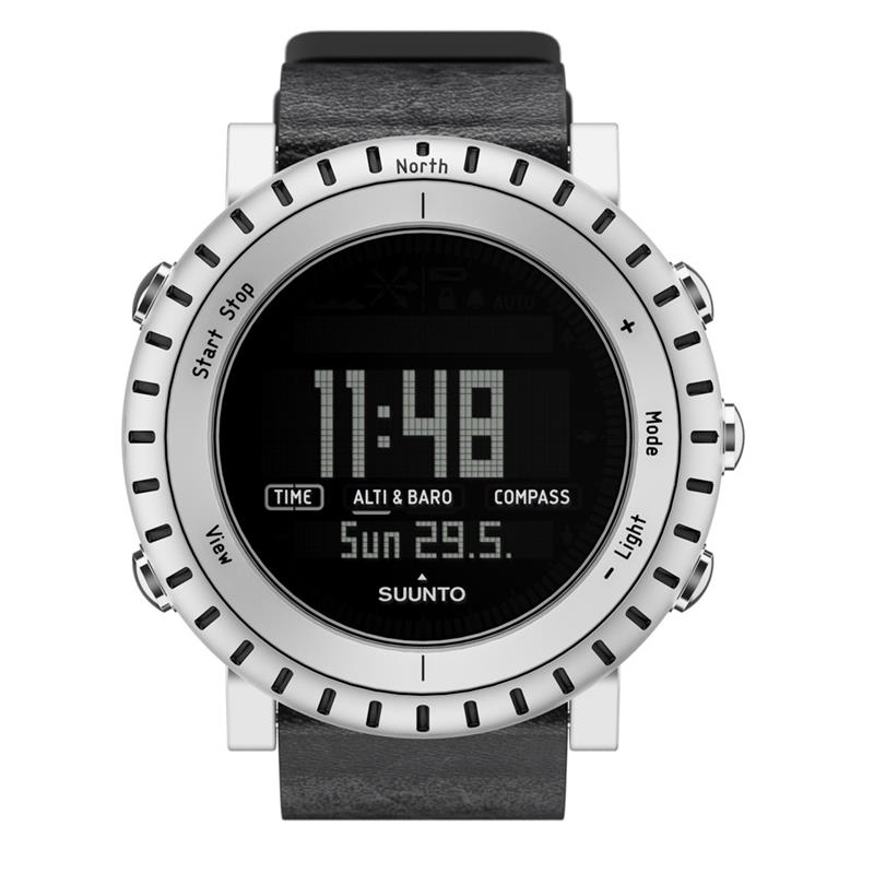 Suunto Core Aluminium Black Leather Watch-3