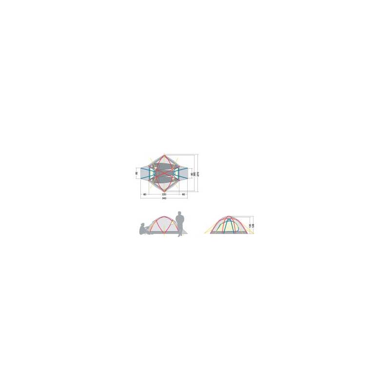 Tatonka Sherpa Dome 3 or 4 Person Mountain Lite Tent-2