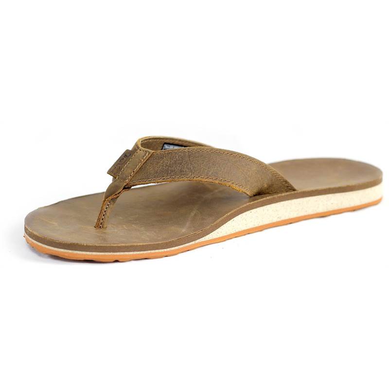 Teva Mens Classic Flip Premium Leather Sandals-3