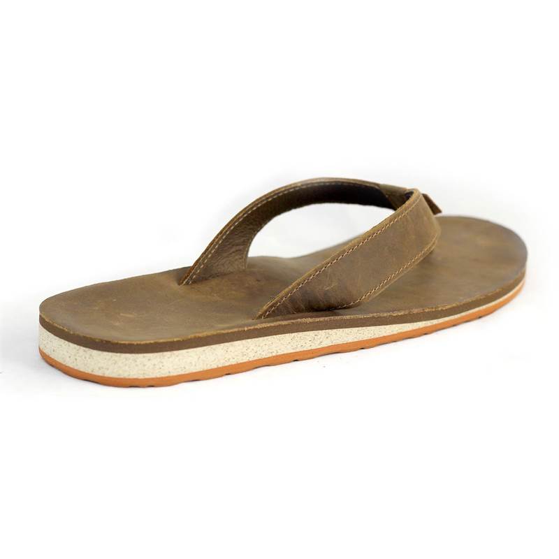 Teva Mens Classic Flip Premium Leather Sandals-4