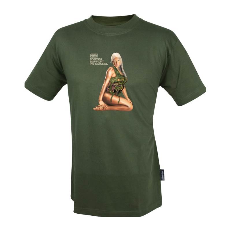 Web-Tex Pin Up T-Shirt (Assault Girl)-1