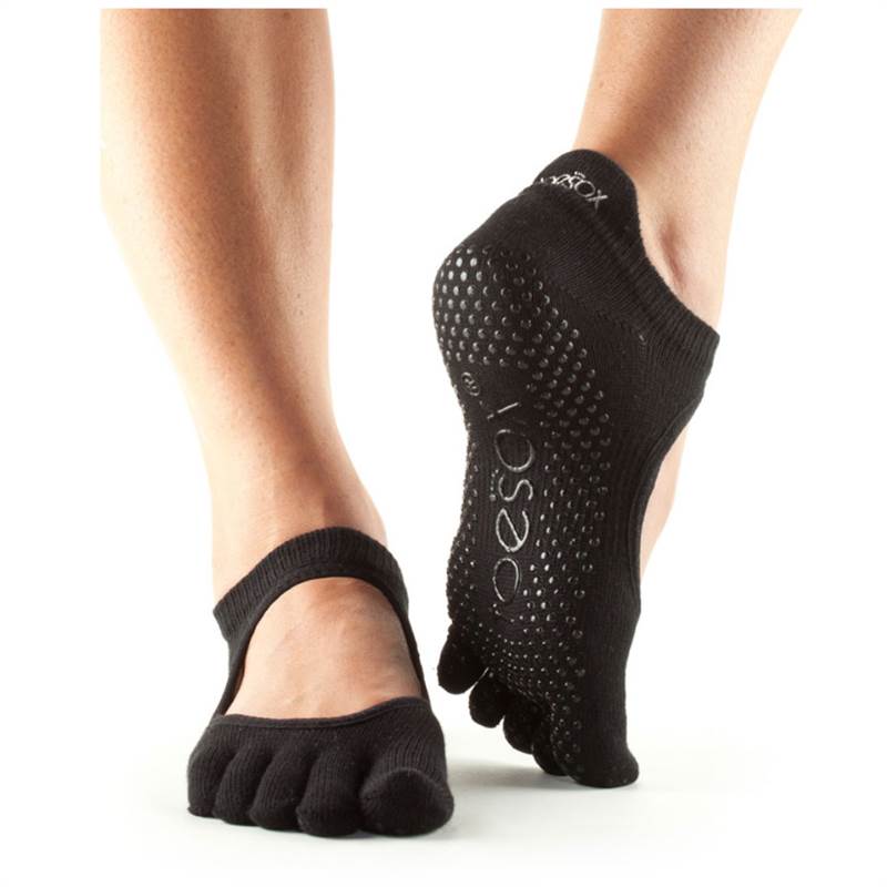 Toesox Bellarina Full Toe Non Slip Socks-1