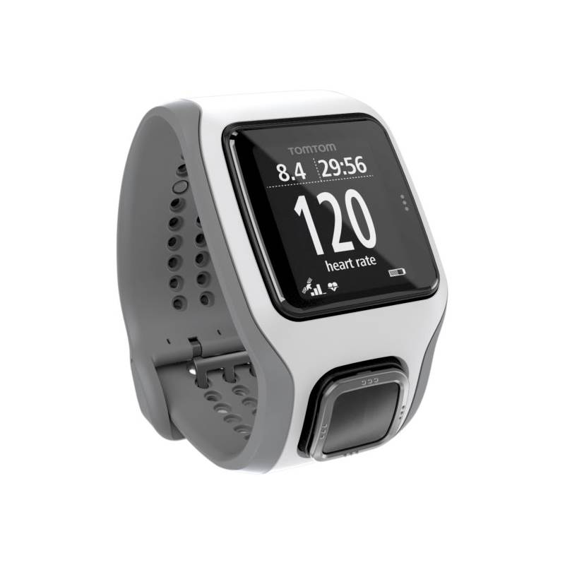 TomTom Runner Cardio GPS HRM Bluetooth Sports Watch – White/Grey-2
