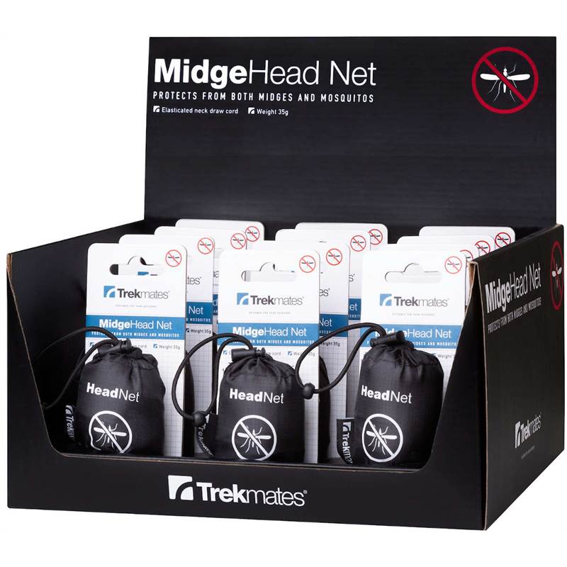 Trekmates Midge Head Net CDU - 12 pack-1