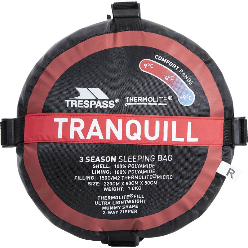 Trespass Tranquill Ultralight Thermolite Sleeping Bag-4
