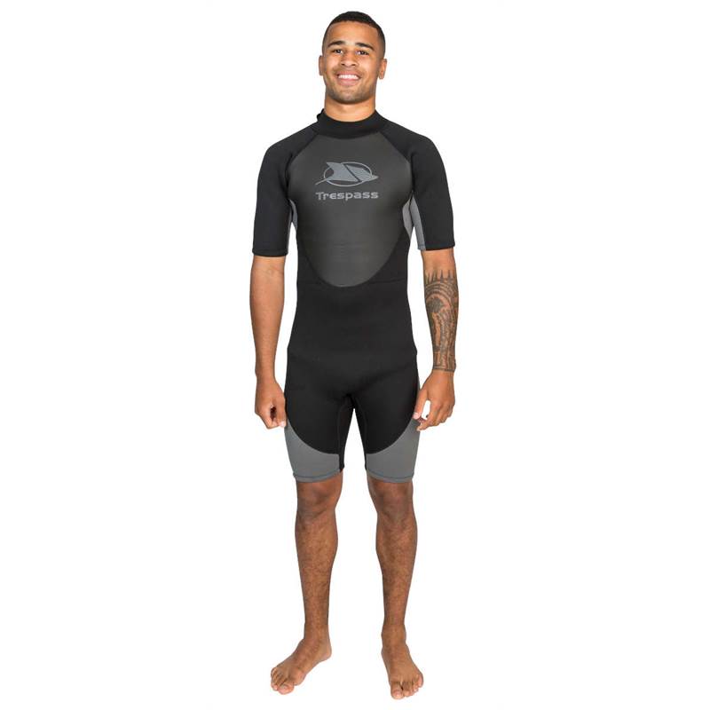 Trespass Mens Scuba 3mm Short Wetsuit-4