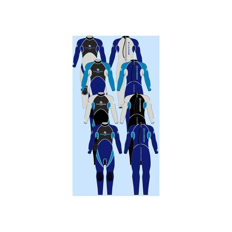 Typhoon Xts Pulse One-Piece Childs Wetsuit-1
