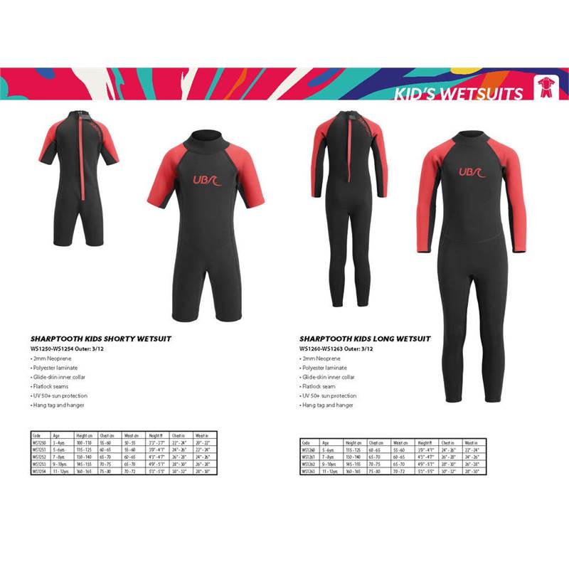 UB Kids Sharptooth Shorty Wetsuit-4