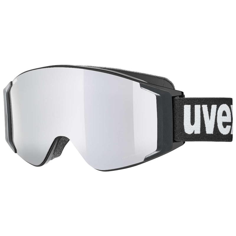 uvex g.gl 3000 TO - Skibrille für Damen und Herren - mit Wechselscheibe - vergrößertes, beschlagfreies Sichtfeld - black matt/red-lasergold lite - one size