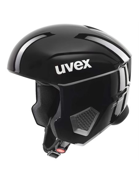 Uvex, Wanted Visor ski helmet with visor unisex Black Matt/ Mirror Red black  | SkiWebShop
